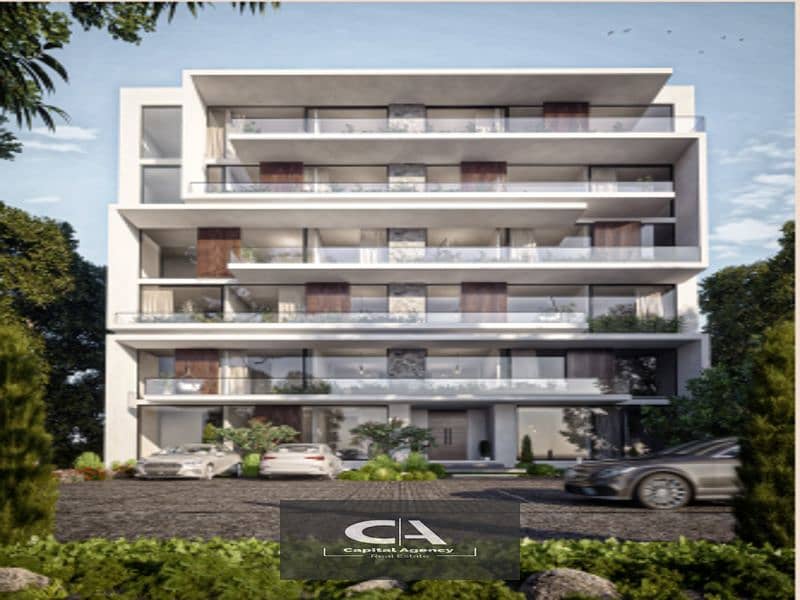 With a 20% cash discount, a 165-meter apartment for sale, super-luxe finishing, in The Crest Compound in the heart of Fifth Settlement 10