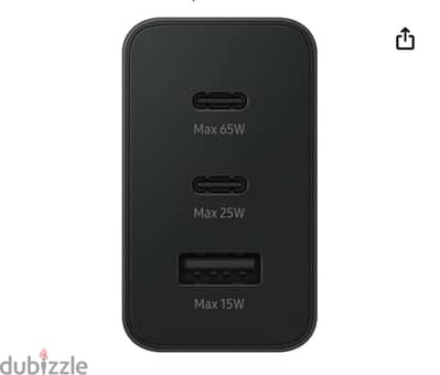 راس شاحن SAMSUNG 65W Power Adapter Trio