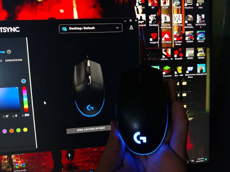 Logitech g102 rgb 6 keys software adjustable 4