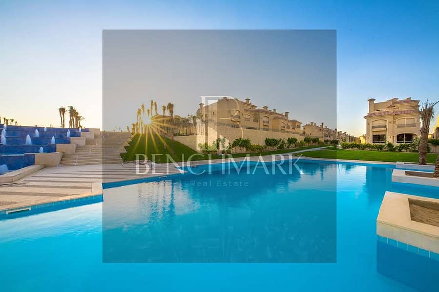 Villa 180m view directly on the sea ultra super lux finishing for sale in La Vista Village 6 Ain Sokhna the new phase with convenient prices 13