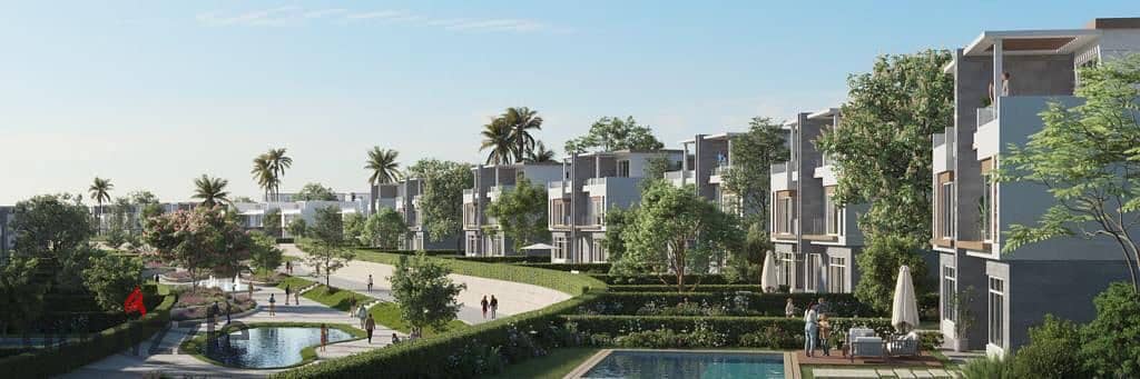 Own a penthouse with a landscape view in Levels by Dunes in Sheikh Zayed in front of SODIC STRIP 9