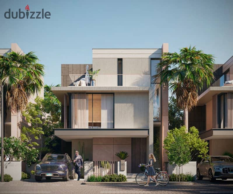 Own a villa with a private swimming pool in Palm Hills with installments over 8 years in the heart of Sheikh Zayed 3