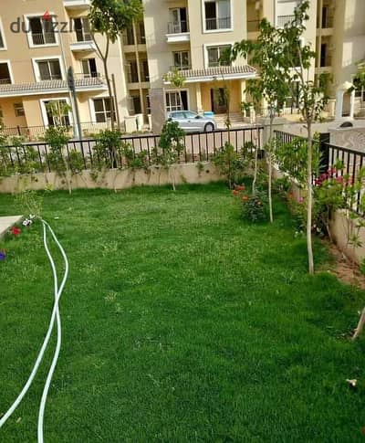 Ground studio with garden for sale near Shorouk and Madinaty gates in comfortable installments