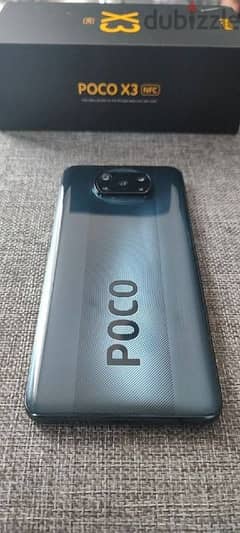 موبايل بجميع مشتملاته و 5 جرابات Poco X3 NFC  128gb‏ 0