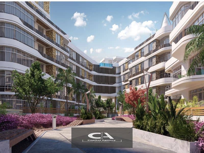 For the first time with Tatweer Misr, installments over 10 years without a down payment for your apartment in Bloomfields Compound Delivery soon 4