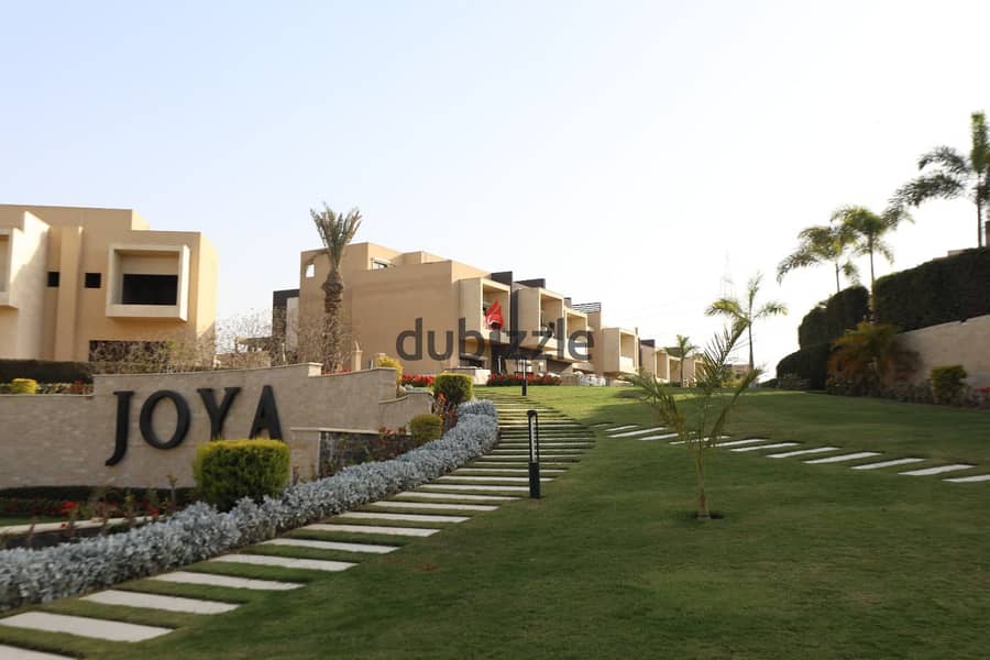 Move in Immediately with a 380 sqm Villa on Installments Prime Location in Sheikh Zayed, directly in front of Nile University in JOYA Compound 11