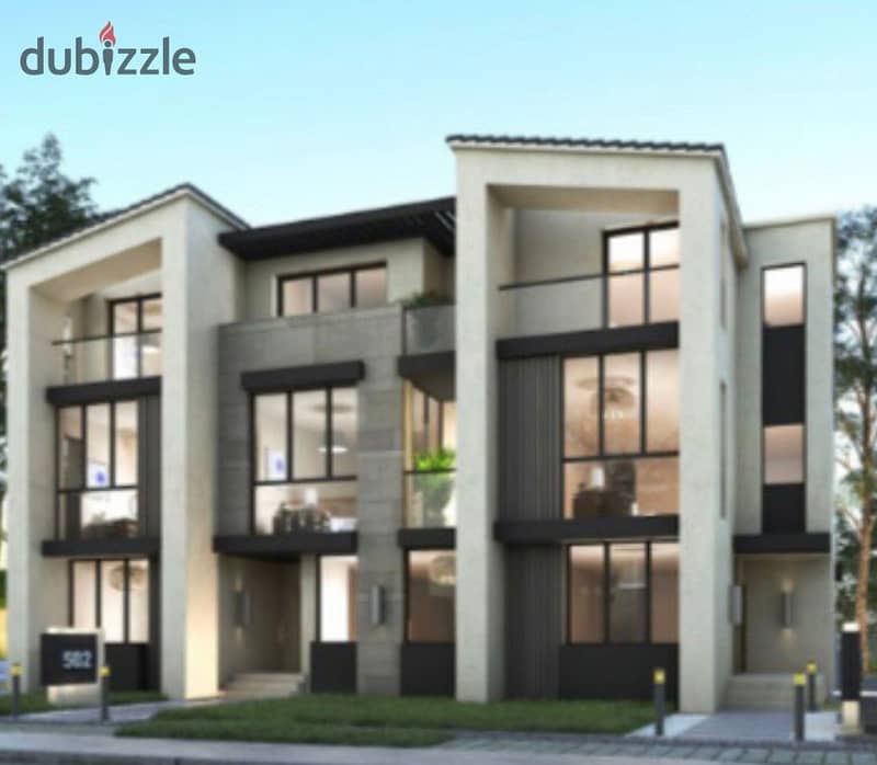 Own a 3-story villa with installments over 8 years in a prime location directly on Waslet Dahshour. 7