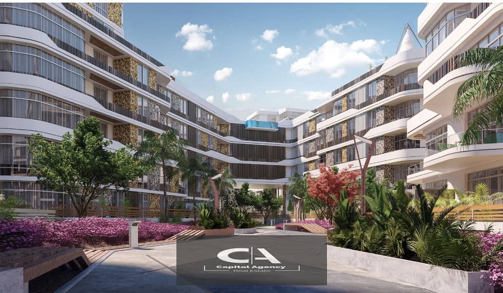 For the first time with Tatweer Misr, an apartment for sale in Bloomfields Compound, 0% down payment and installments over 10 years | Distinctive view 6