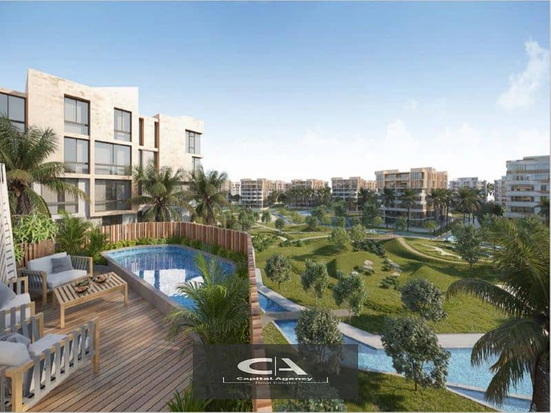 For the first time with Tatweer Misr, an apartment for sale in Bloomfields Compound, 0% down payment and installments over 10 years | Distinctive view 15