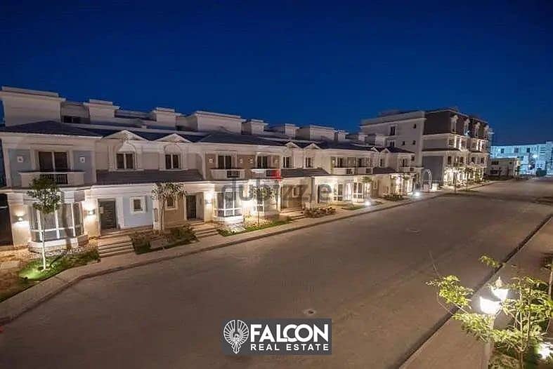 own a townhouse villa of 210 meters, finished, ready for inspection, in Mountain View 4, without down payment and in installments over 7 years 8