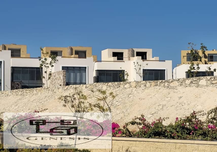 purchased a chalet for sale on the first row by the sea in the heart of Hurghada, located in Soma Bay 5