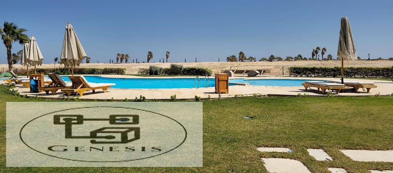 purchased a chalet for sale on the first row by the sea in the heart of Hurghada, located in Soma Bay 18