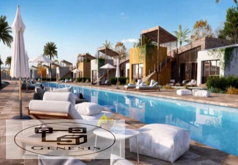 purchased a chalet for sale on the first row by the sea in the heart of Hurghada, located in Soma Bay 20