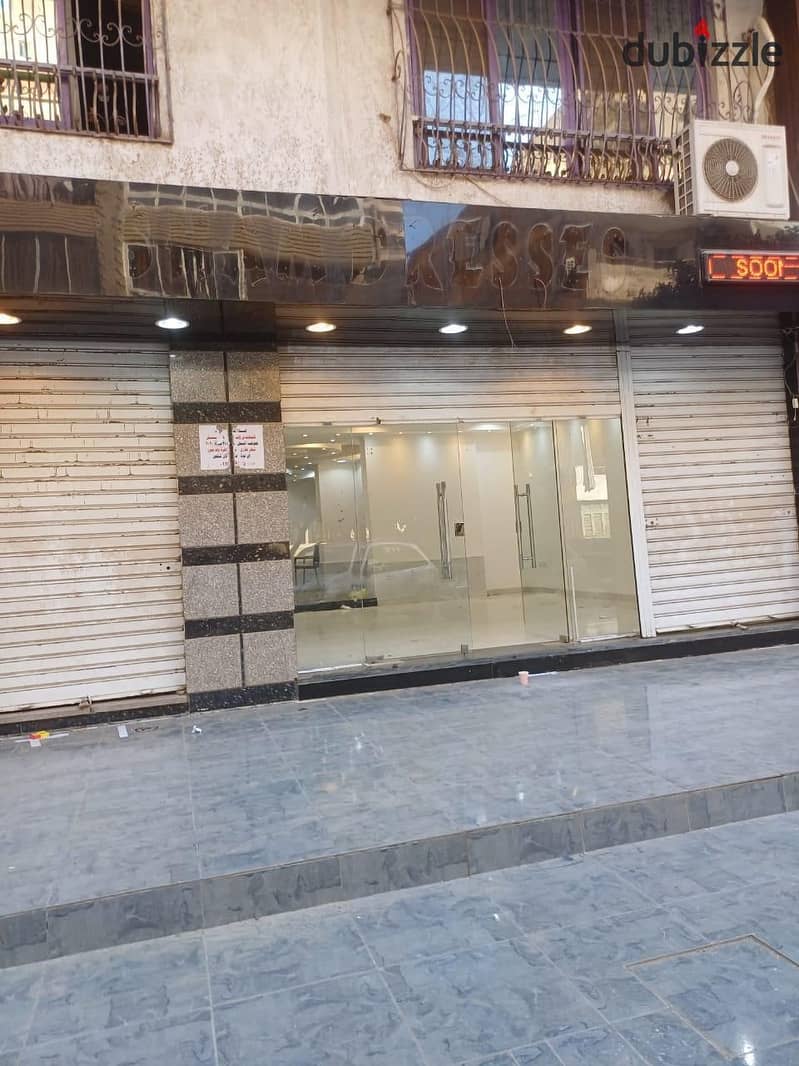 Shop for rent 160m finished and licensed in Hassanein Heikal Abbas Al Akkad 8