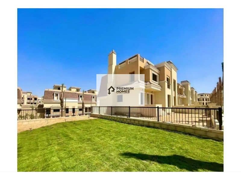 Two-bedroom apartment with a view of the villas, a bargain, immediate delivery, at a fantastic price, in Sarai Compound, Mostakbal City 4