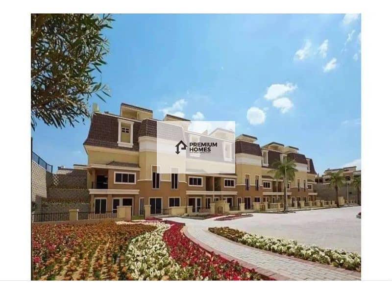 Two-bedroom apartment with a view of the villas, a bargain, immediate delivery, at a fantastic price, in Sarai Compound, Mostakbal City 8