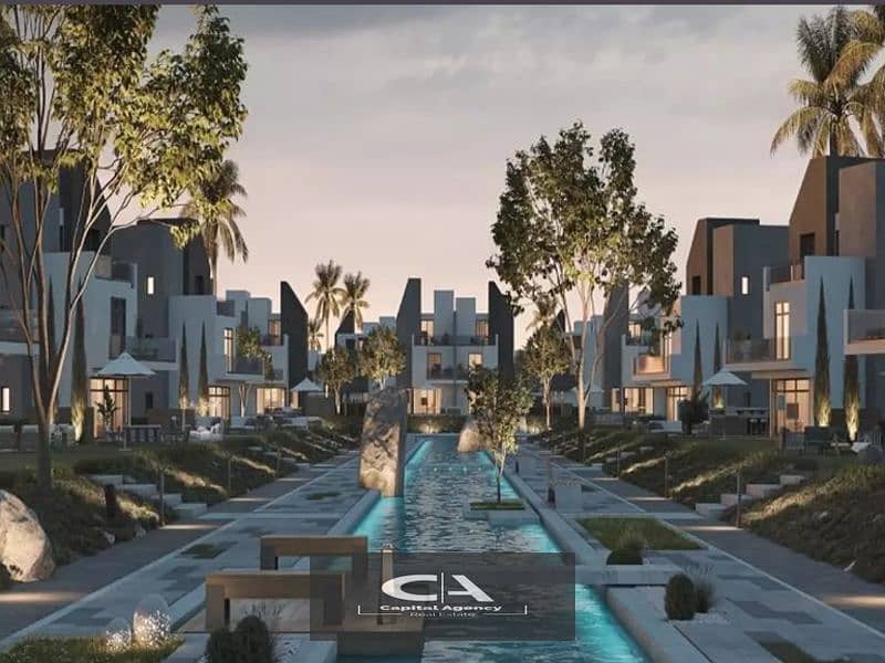 Apartment for sale in the heart of Zayed in Rivers Compound Only 5% down payment and installments over the longest payment plan Very special locat 1