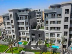 Apartment for sale in a garden in the heart of Golden Square, with a 5% down payment and equal installments in Trio Gardens with M Square | 35% cash d 0