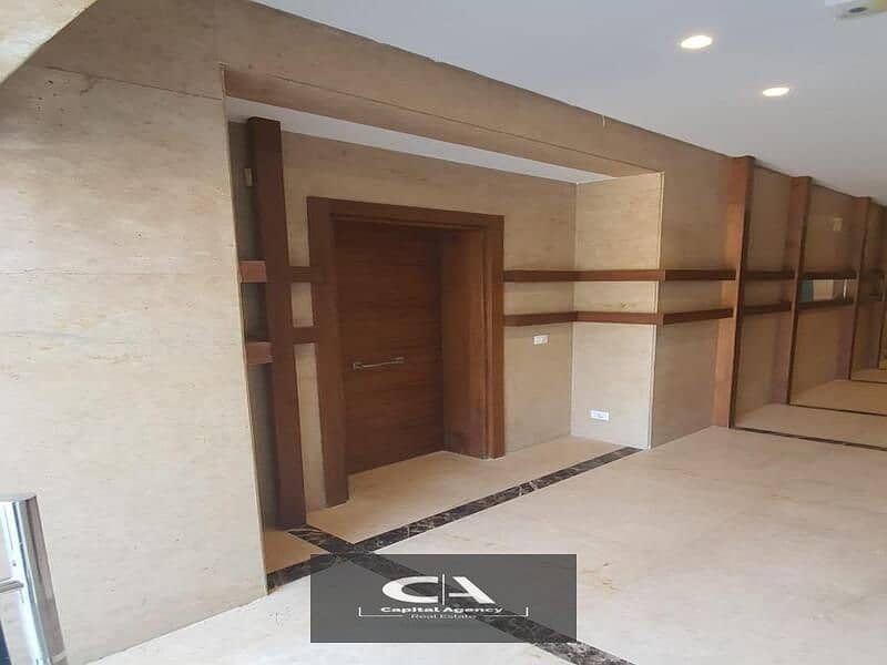 Apartment for sale in a garden in the heart of Golden Square, with a 5% down payment and equal installments in Trio Gardens with M Square | 35% cash d 12