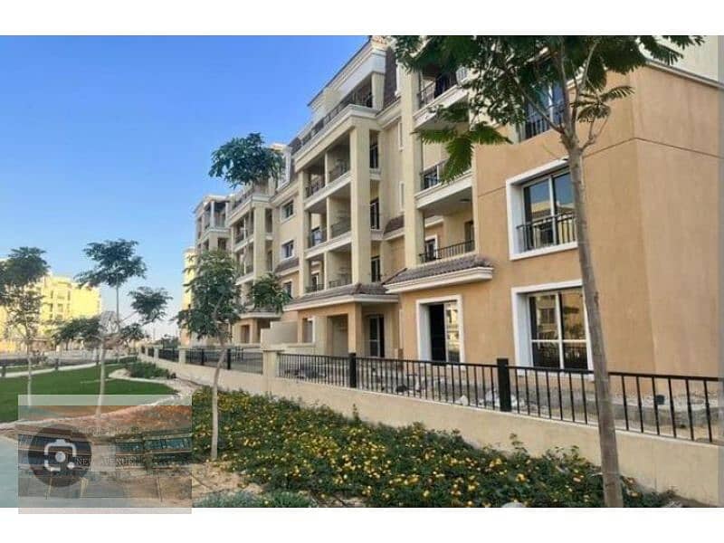 Apartment for sale second floor  with installment in sarai new cairo 1