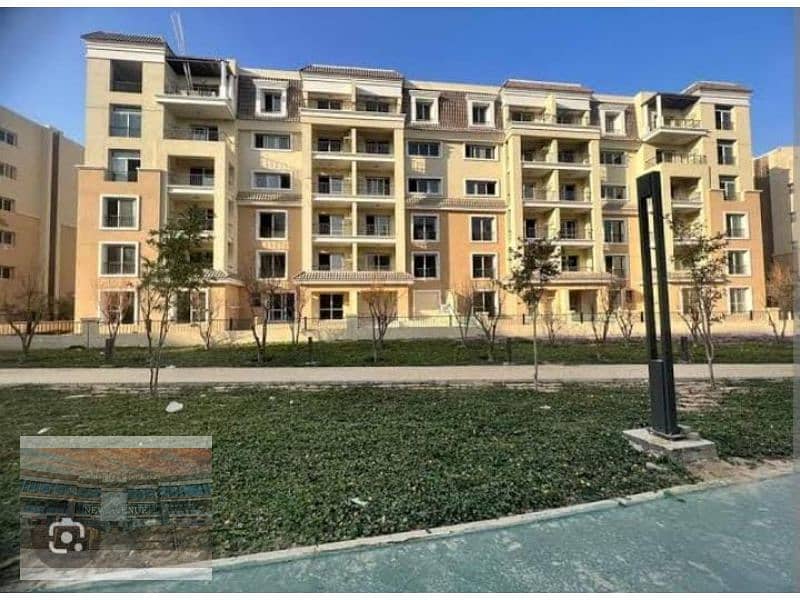 Apartment for sale second floor  with installment in sarai new cairo 3