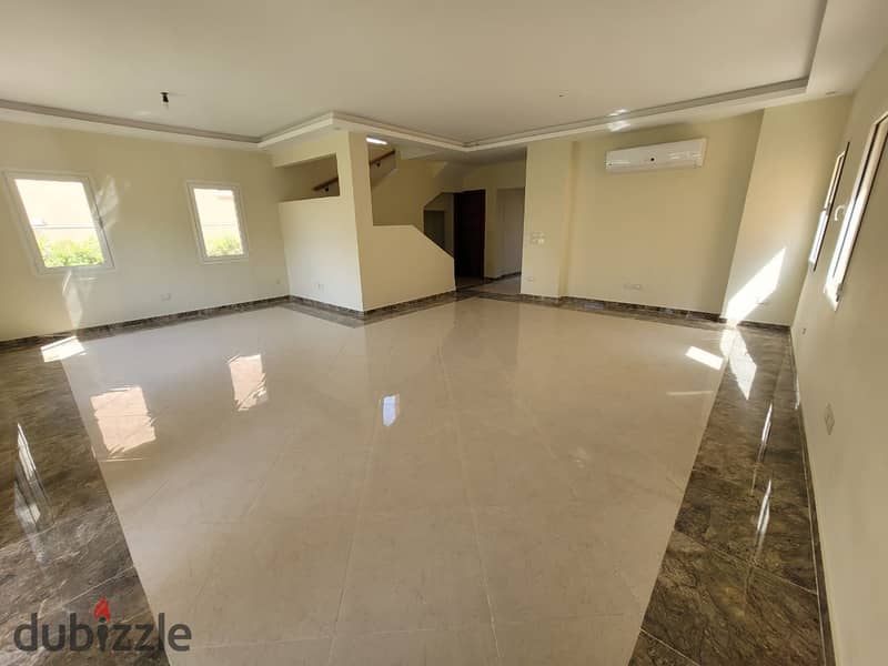 Lowest price Semi furnished Villa 4rooms rent in Mivida new cairo 4