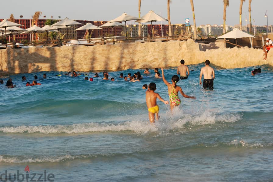 شاليه للبيع جولف بورتو مارينا علي الأكوا مباشرة أميز موقع بحرى 15