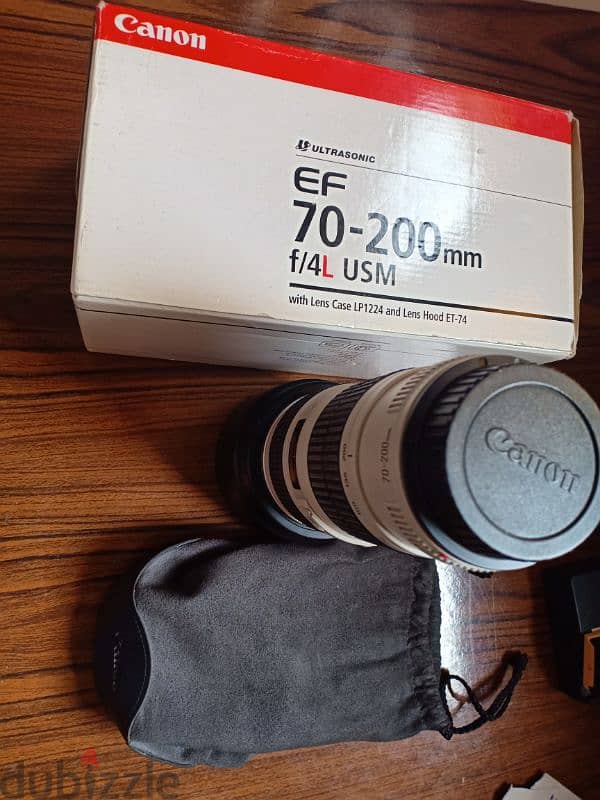 lens Canon 70 - 200 4