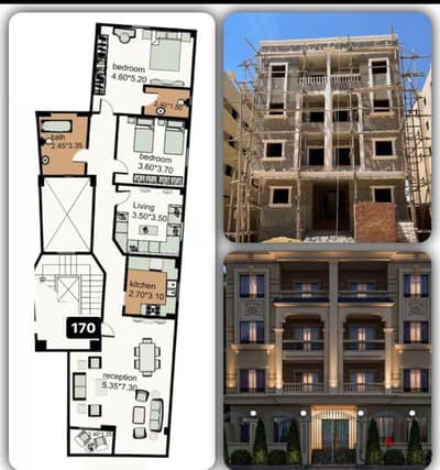 A complete building for sale in Andalusia, the second number from Mohamed Naguib Axis