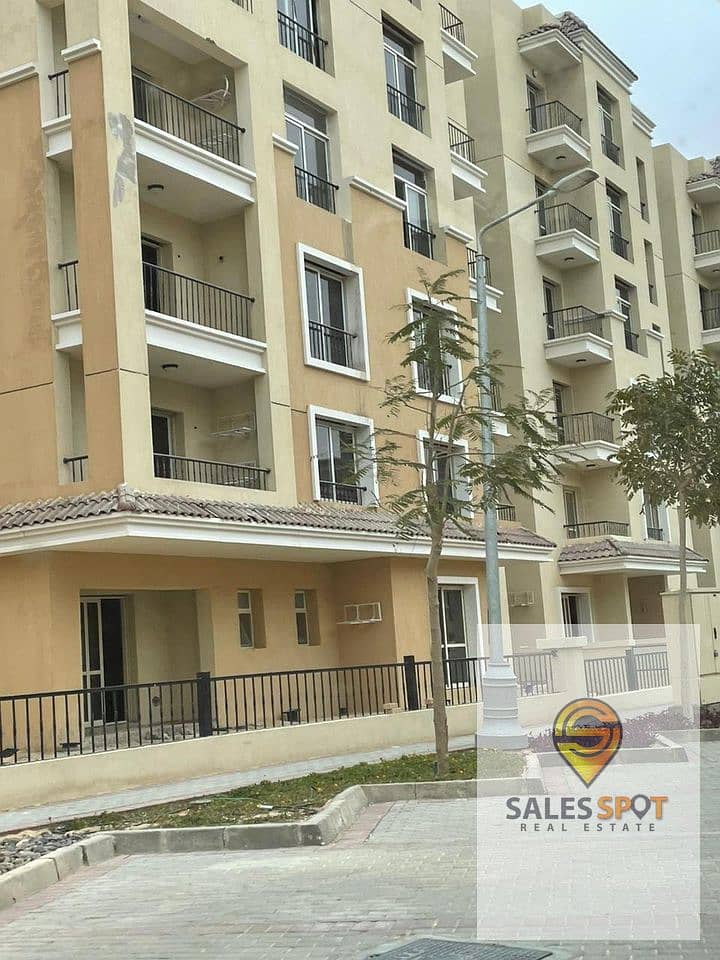 With a down payment of 410 thousand, a 3-room apartment for sale in Sarai, in front of Madinaty 7