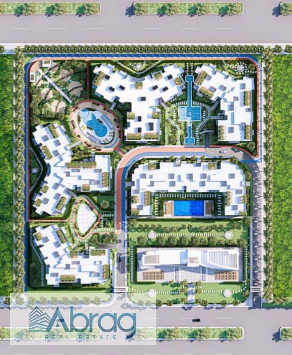 For sale, a two-bedroom apartment in Bahgat Sheikh Zayed Compound, without down payment and 10-year installments 6