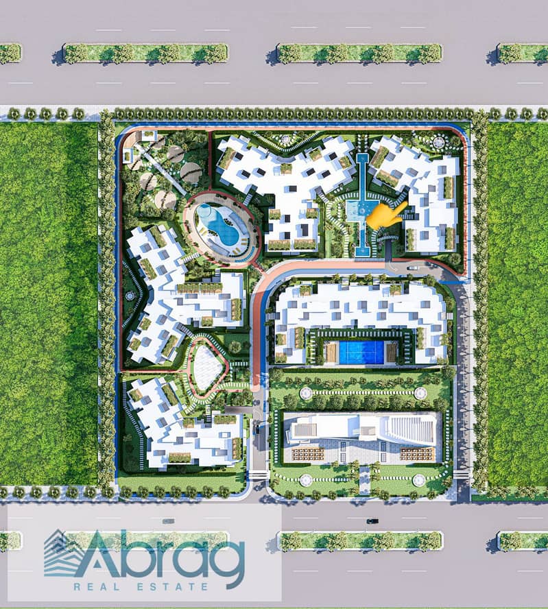 For sale, a two-bedroom apartment in Bahgat Sheikh Zayed Compound, without down payment and 10-year installments 7