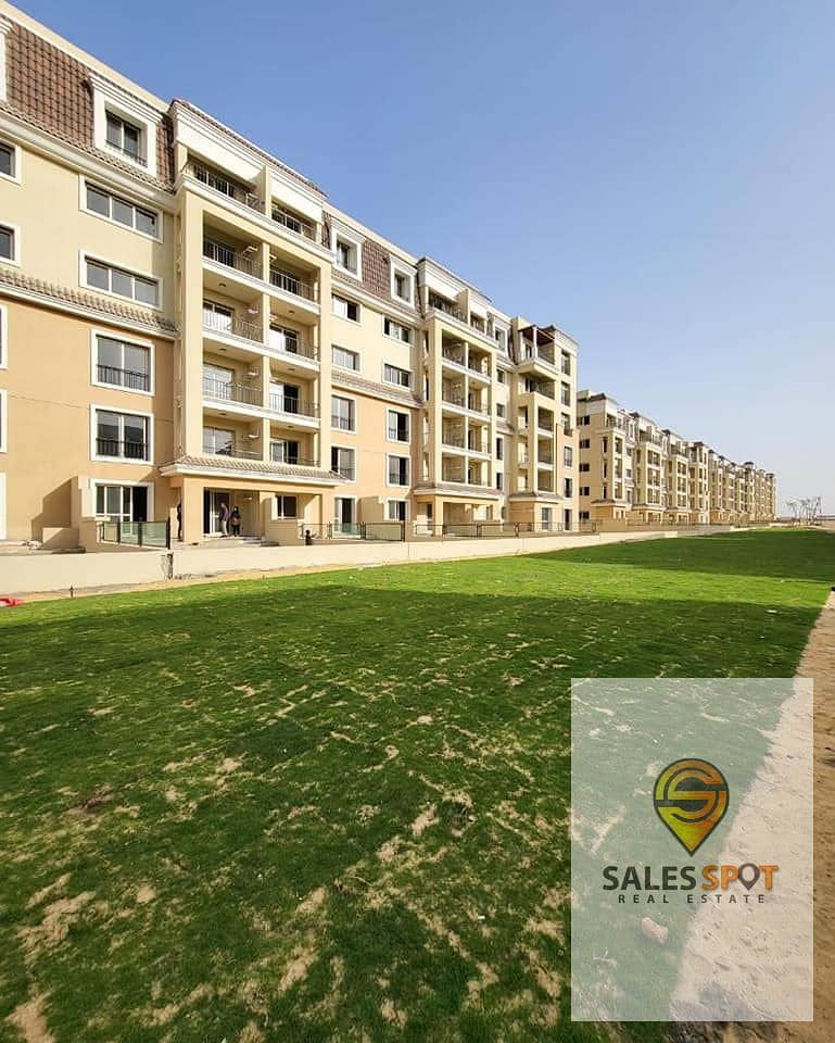 80-meter studio for sale with a 42% discount and 8-year installments in Sarai Compound, directly in front of Madinaty and Shorouk - from MNHD 4