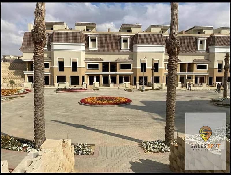 80-meter studio for sale with a 42% discount and 8-year installments in Sarai Compound, directly in front of Madinaty and Shorouk - from MNHD 5