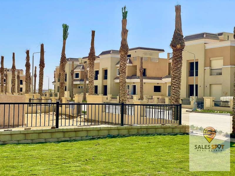 80-meter studio for sale with a 42% discount and 8-year installments in Sarai Compound, directly in front of Madinaty and Shorouk - from MNHD 13