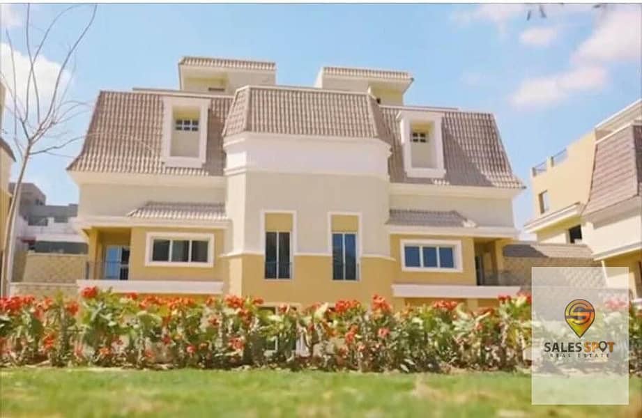 80-meter studio for sale with a 42% discount and 8-year installments in Sarai Compound, directly in front of Madinaty and Shorouk - from MNHD 15