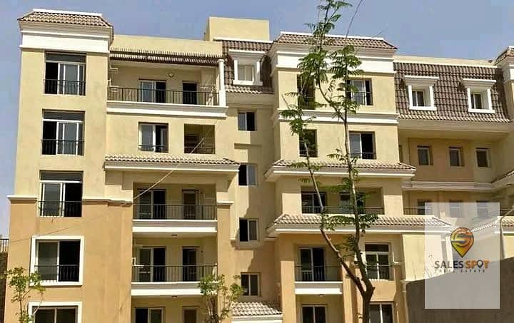 80-meter studio for sale with a 42% discount and 8-year installments in Sarai Compound, directly in front of Madinaty and Shorouk - from MNHD 17