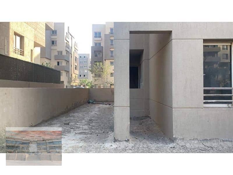 Ground apt with private garden for sale in The Square New Cairo, Ready to move, Semi finished,3 bedrooms 2