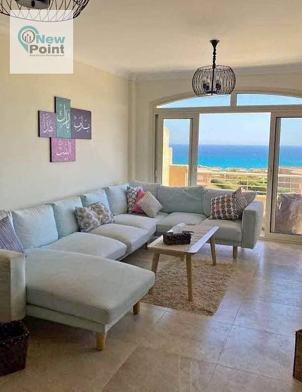 لفترة محدوده شاليه للبيع متشطب بالكامل واستلام فوري sea view بسعر مميز جدا | قرية بلو بلو السخنة 0