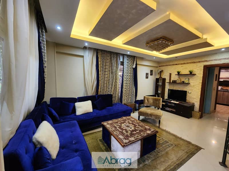 Duplex for sale in Beverly Hills, Sheikh Zayed, ultra-luxurious, second phase, with air conditioners 6