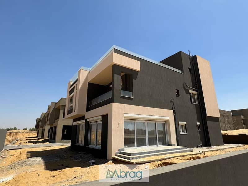 Independent villa for sale in the Green Belt Zayed, The Yard Palmyra Compound, over 8 years 1