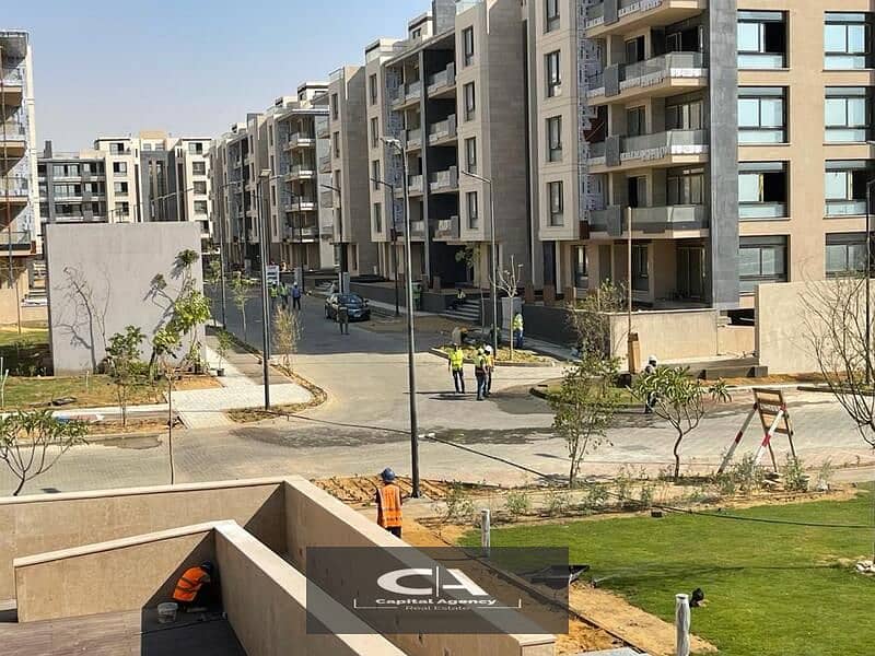 Apartment 210 meters for sale in Azad Compound in the heart of Fifth Settlement | Ready To Move 4/3 finishing | view of the landscape and swimming poo 19