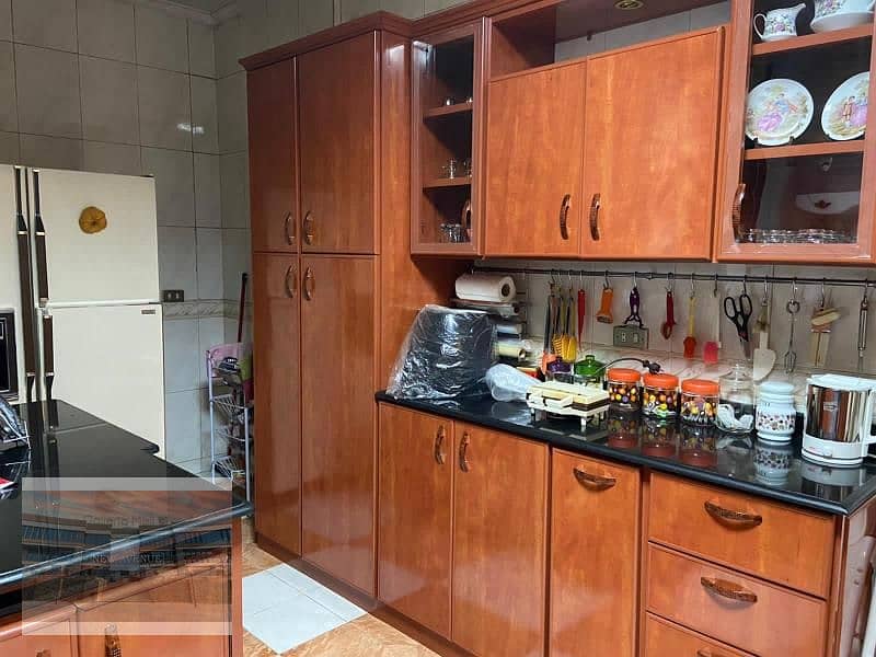 Fully finished apartment for sale in Mohandesin, fully furnished, Unit is sold with electronic devices and Acs 12