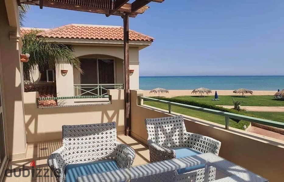 Chalet for sale on the sea in La Vista 6 Ain Sokhna, the best location in the village 1