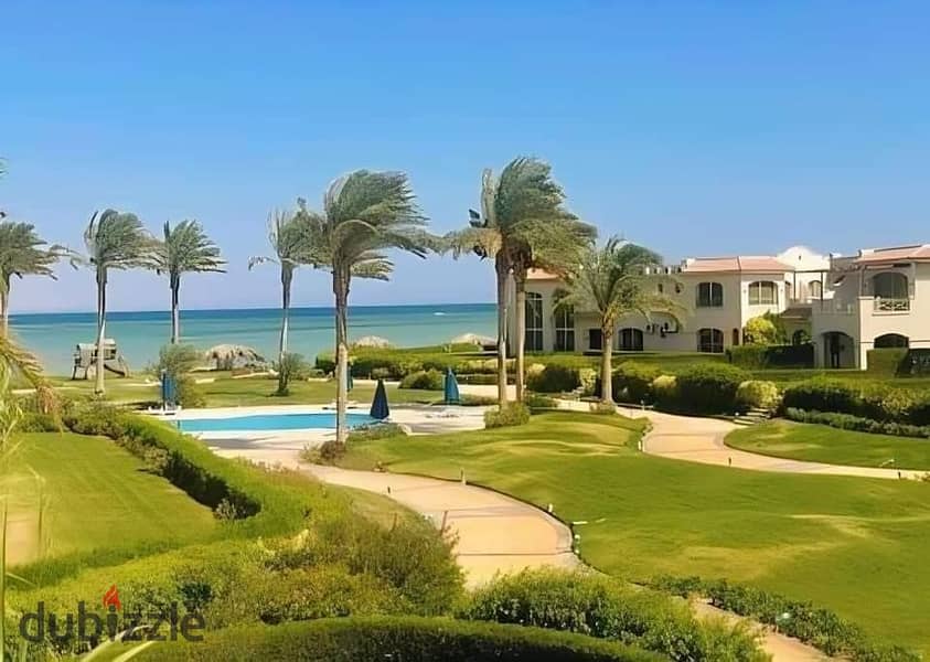 Chalet for sale on the sea in La Vista 6 Ain Sokhna, the best location in the village 6