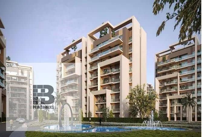 For sale with a 10% down payment: 120 square meter apartment in City Oval, R8 in the heart of the New Administrative Capital, near the Green River 1