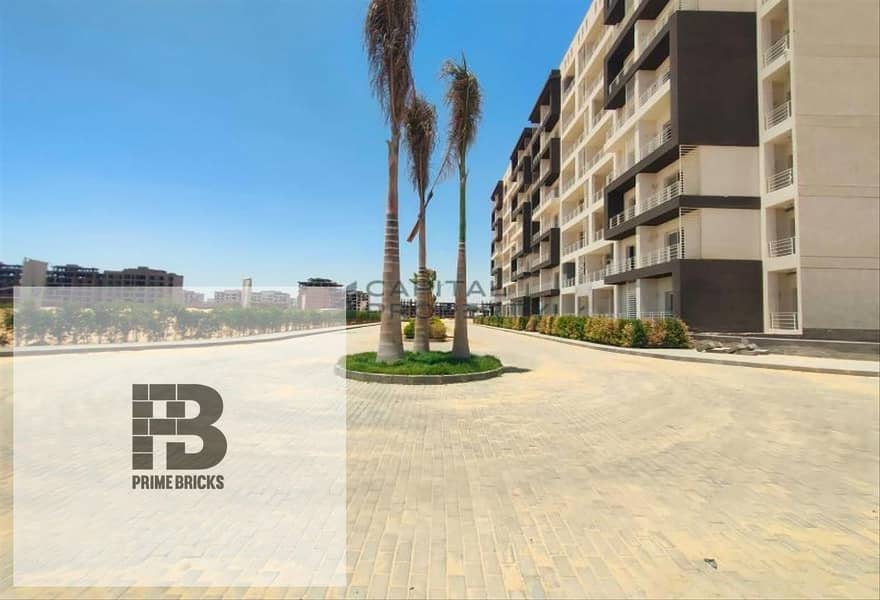 For sale with a 10% down payment: 120 square meter apartment in City Oval, R8 in the heart of the New Administrative Capital, near the Green River 3