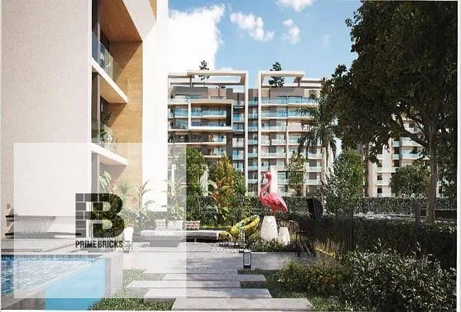 For sale with a 10% down payment: 120 square meter apartment in City Oval, R8 in the heart of the New Administrative Capital, near the Green River 8