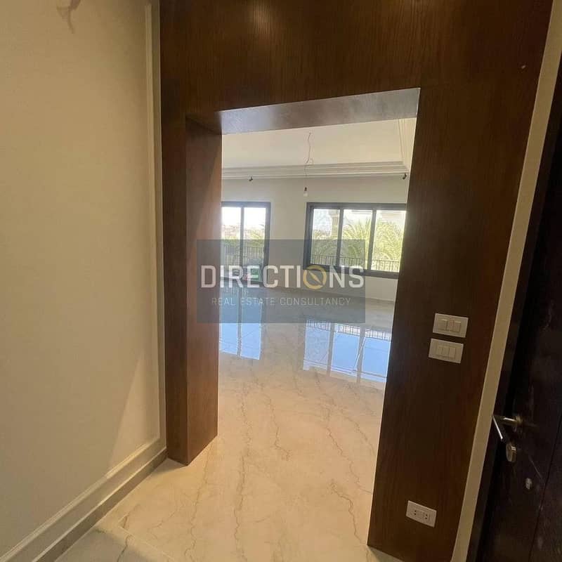 Fully furnished apartment with a distinctive view of the landscape for sale at a bargain price in Valore Sheraton Compound next to City Center Almaza 6