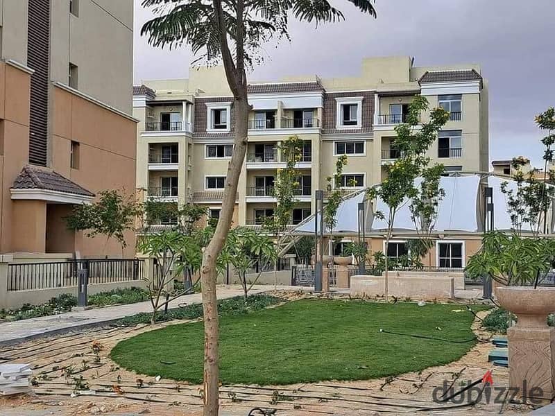 Apartment for sale in Saray Compound    A compound full of facilities and services   Apartment area 156 m   With a 10% down payment of 870 thousand an 2